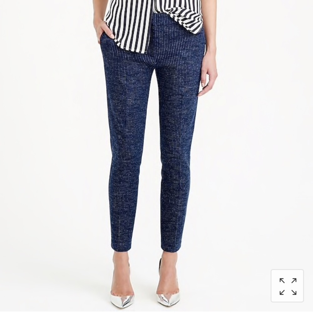 J. Crew Pinstripe Pant in Japanese Wool